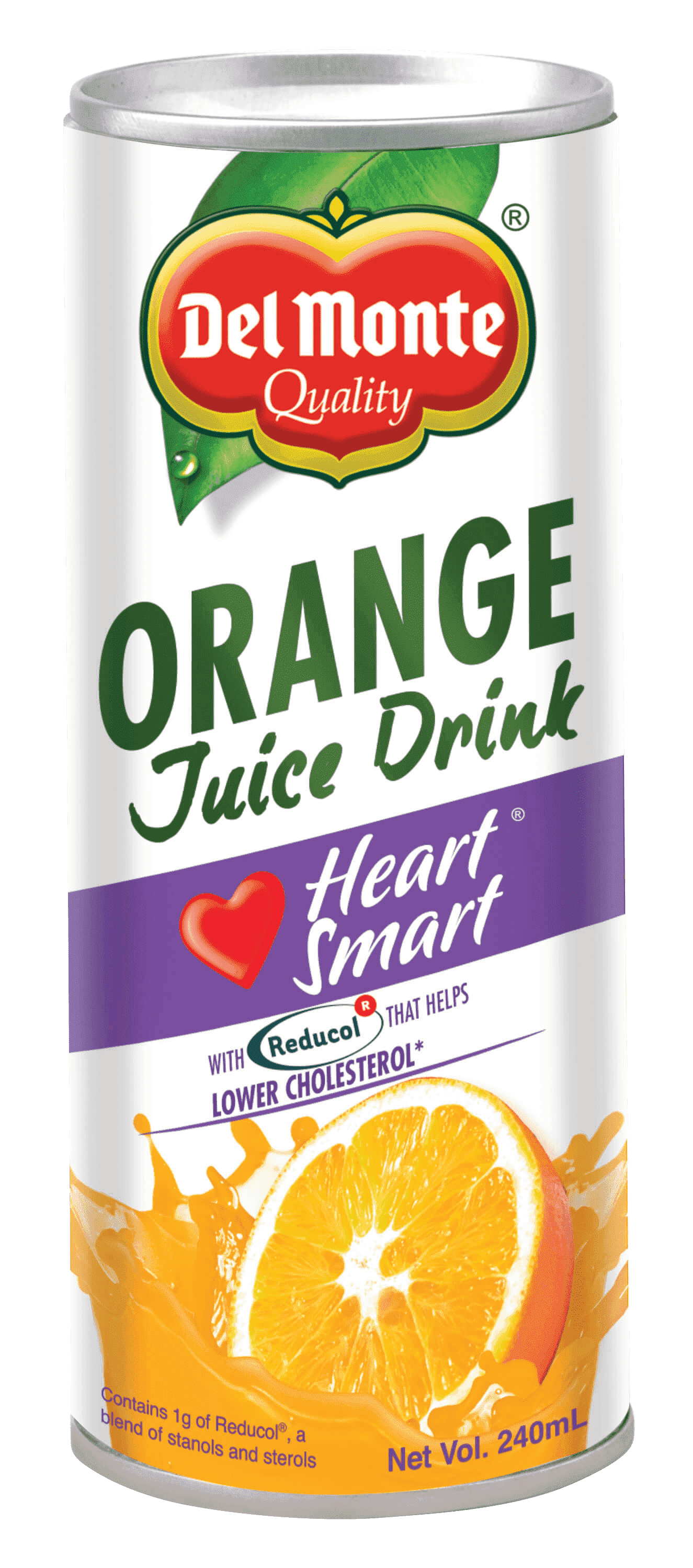 Del Monte Orange Juice Drink Heart Smart